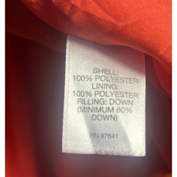 J.Jill Womens Lg Petite Coral Down Filled Puffer Jacket - Picture 7 of 8